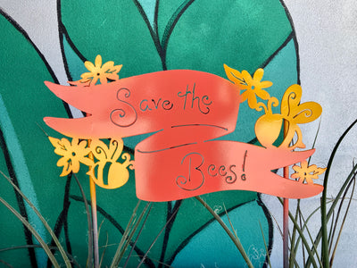 Save the Bees Garden Sign