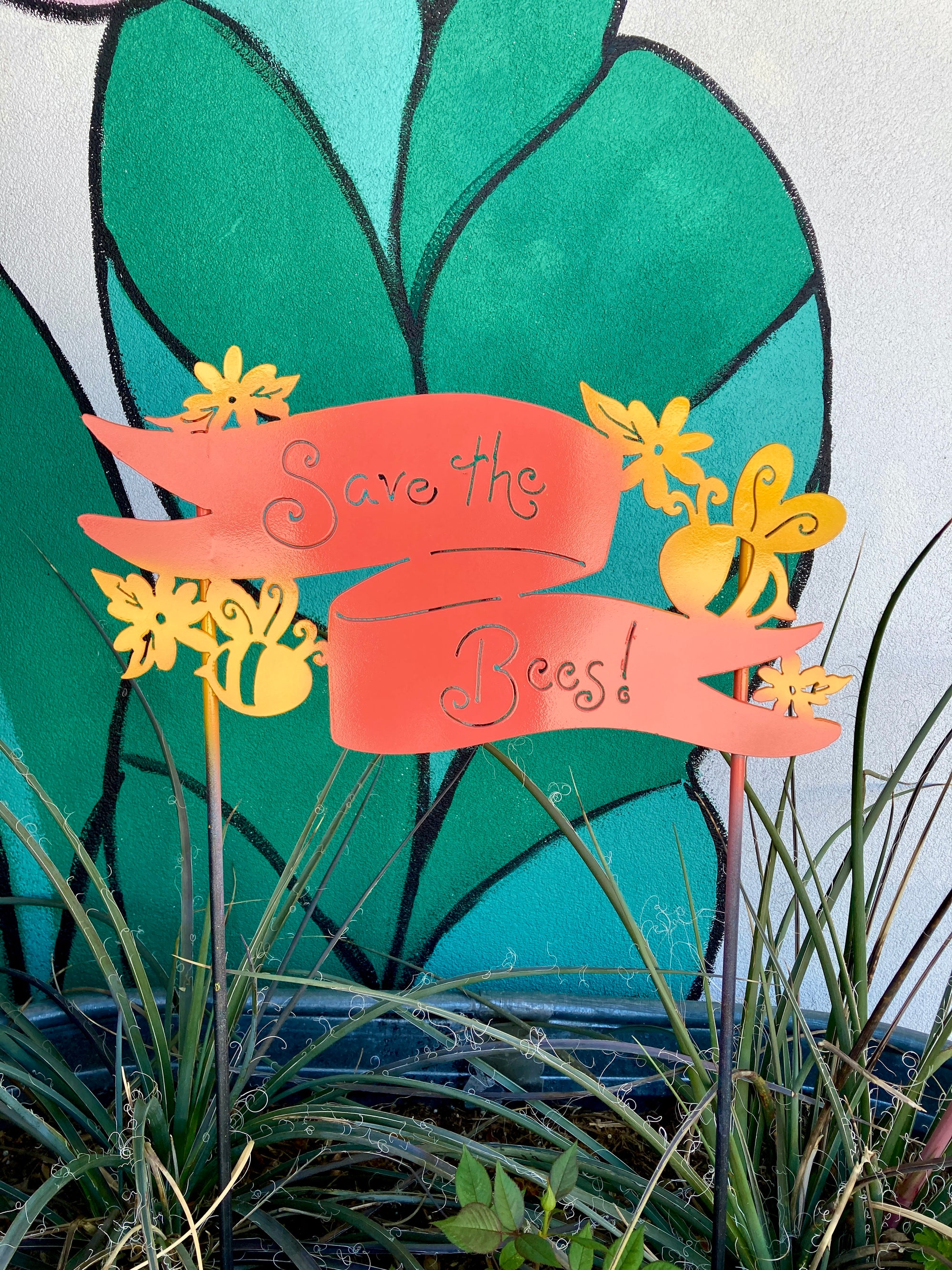 Save the Bees Garden Sign