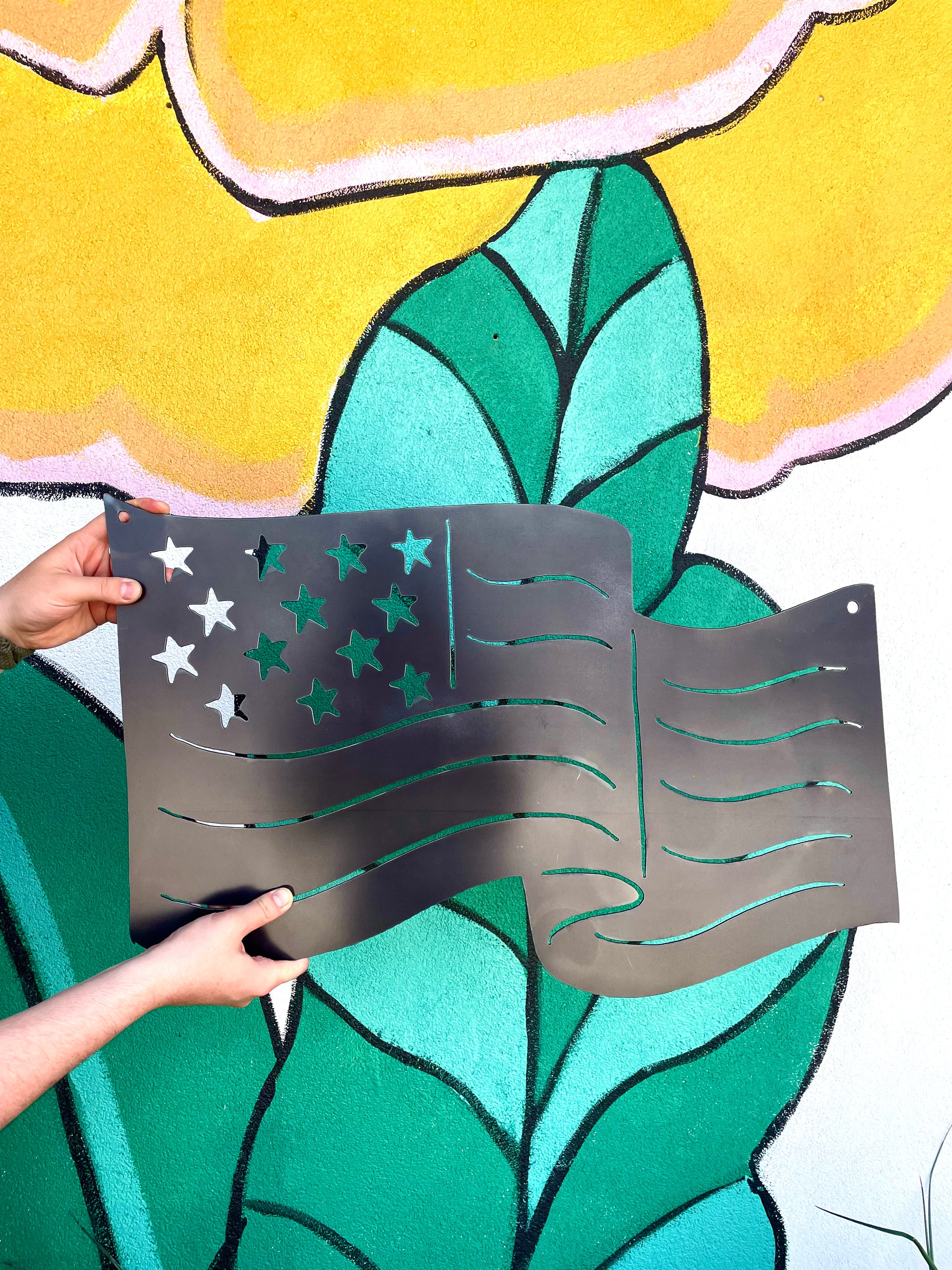 Memorial Flag Hanging (customizable)