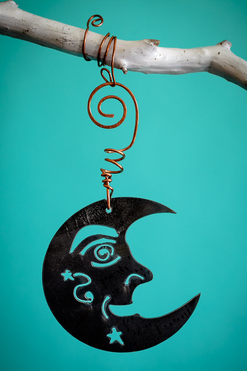 Moon With Face Hanging