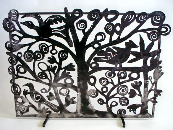 Tree of Life Fireplace Screen