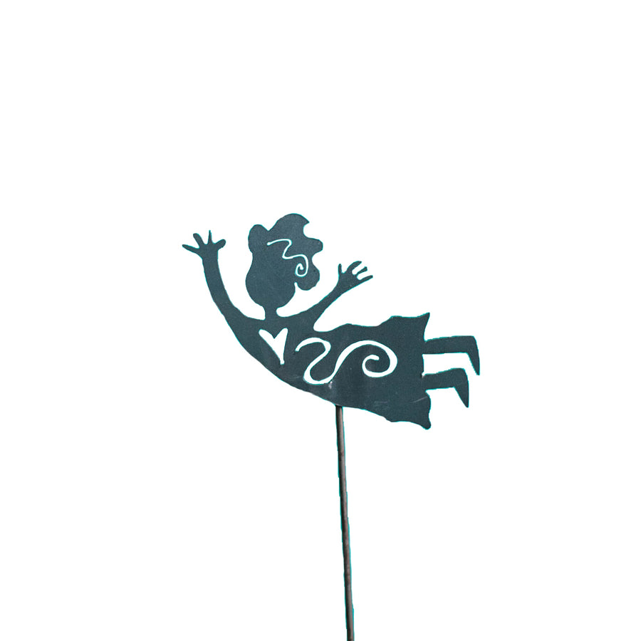 Flying Deva Garden Pole