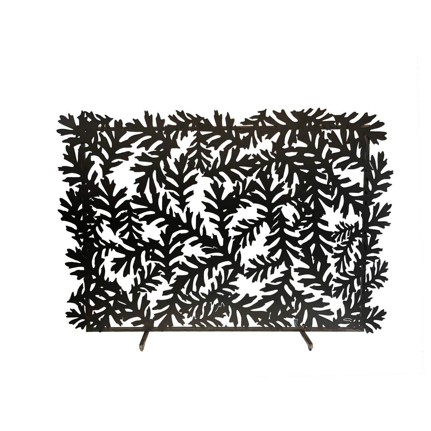 Oak Leaf Fireplace Screen