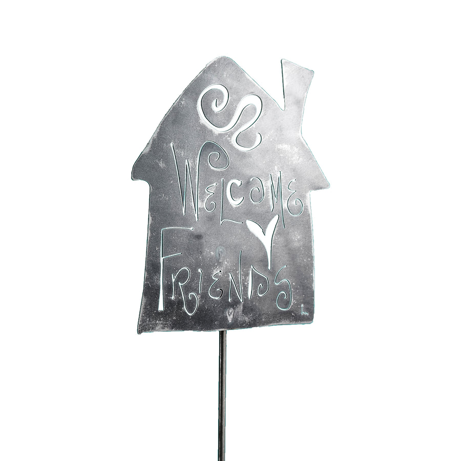 Welcome House Garden Pole