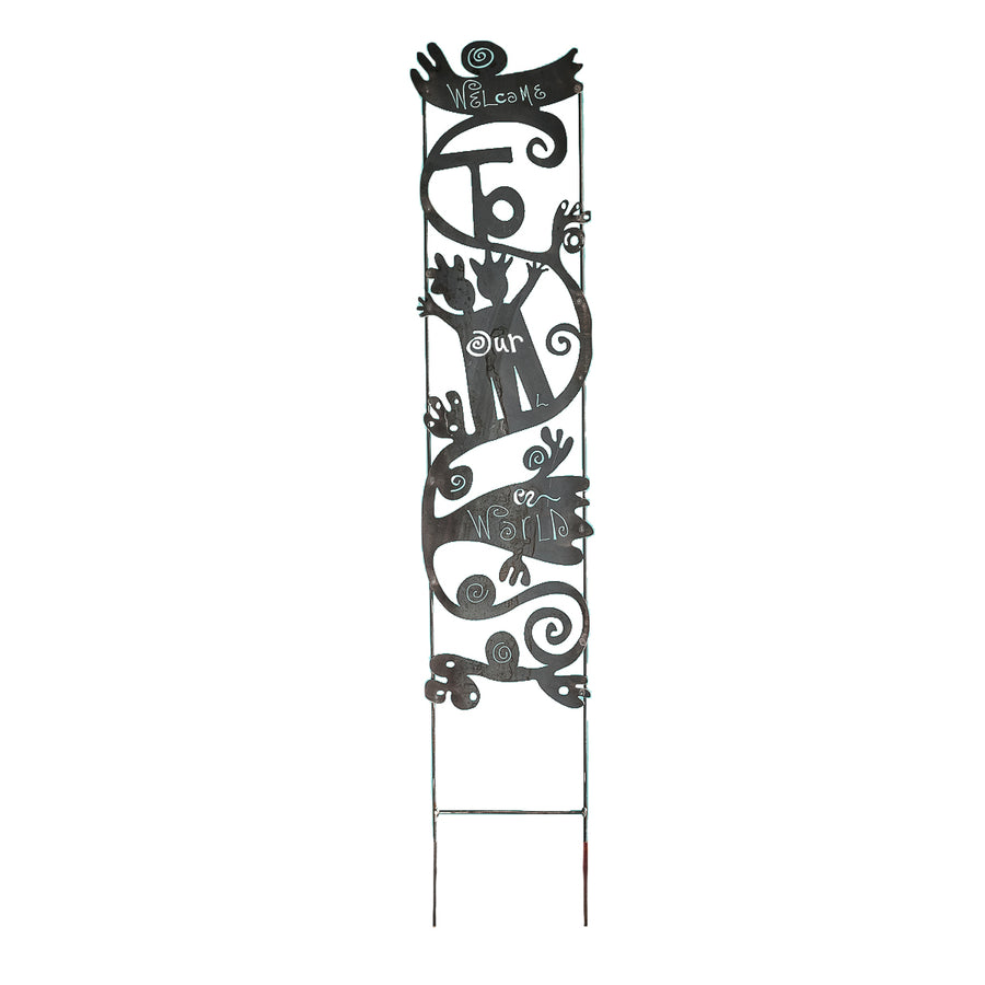 Welcome to Our World Trellis